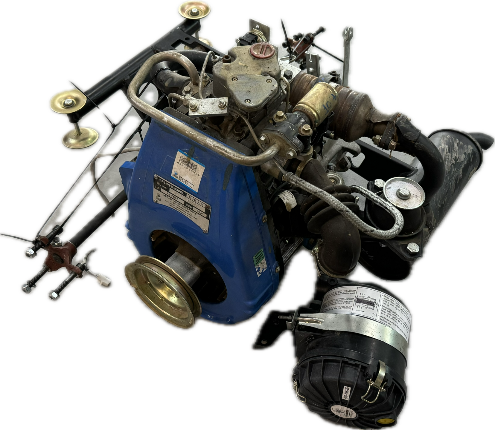 Motor 400cc Diesel EU4 Luchtgekoeld