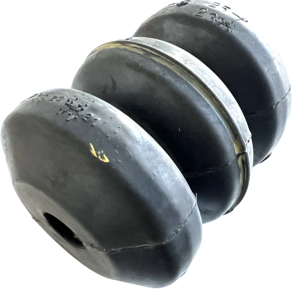 Schokdemper buffer op draagarm Calessino 200 EU2 + EU4