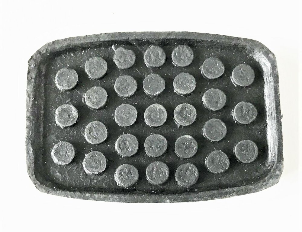 Pedal rubber cover Ape Classic + Calessino + Apecar P501-P601 + Ape50 EU4