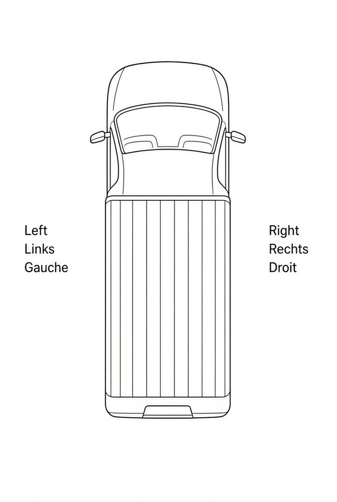 Spiegel Daihatsu / Porter - Rechts - AKTIE