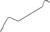 Rear brake line Ape50 EU4 - Right