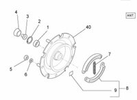 Front wheel - axle bearing Ape50