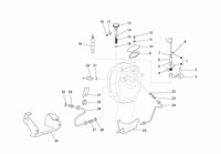 Bevestigings beugel - verdeelstuk gaskabel - oliepomp kabel ApeTM