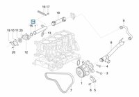 Koelbuis met aansluiting temperatuur sensor Porter Multitech 1.3 E5