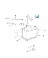  Battery / spare wheel strap Ape50 + ApeTM