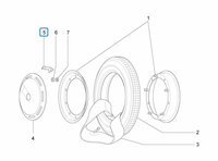 Hubcap Clamb Ape 50