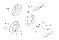 Brake shoe kit  Porter Multietch 1.3 + Porter D120 Diesel 1.2