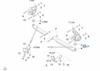 Draagarm Daihatsu / Porter - Links - AKTIE