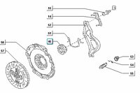 Druklager koppeling Daihatsu / Porter Diesel 1.4 - imitatie