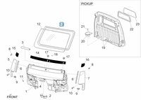 Gasket Windsceen Daihatsu / Porter 