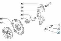 Veer koppelingshevel Daihatsu / Porter Diesel 1.4