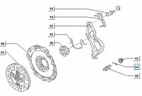 Borgclip aansluiting koppelingshevel Daihatsu / Porter Diesel 1.4
