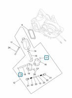 Vulplaatje as versnellingskiesplaat ApeTM + Vespacar P2