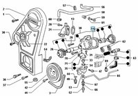 Pakking waterpomp Daihatsu / Porter 1.4 Diesel 