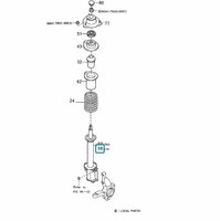 Front shock absorber Daihatsu / Porter - Left - imitation