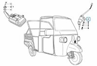 Contactslot Ape Classic / Calessino Diesel en Benzine