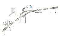 Handlebars shell - cover part Ape Classic + Calessino Petrol and Diesel