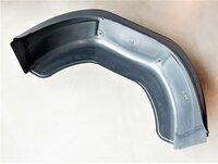 Achterspatbord - Ape Classic + Apecar P501-P601 - imitatie - donkergrijs