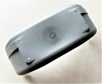 Achterspatbord - Ape Classic + Apecar P501-P601 - imitatie - donkergrijs