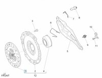 Clutch disk Porter Multitech 1.3 E5  - 180mm