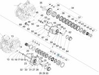 Clutch spring Calessino 200