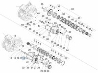 Druklager Calessino 200 E4 + Ape Classic 400 E4 Diesel
