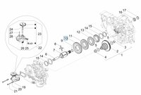 Tandwiel Calessino 200 E2 - 1e versnelling