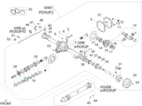 Stofdeksel - bescherming lagers pignonas Daihatsu / Porter Benzine en Diesel