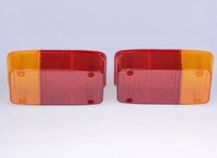 Achterlichtglas Vespacar P2 set van 2 stuks