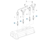 Bougie Porter multitech 1.3 E5 - AKTIE
