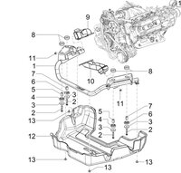 Rubber voor Subframe Daihatsu / Porter - bovenste