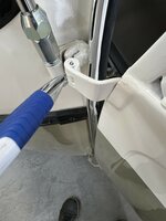 Deurscharnier - bevestiging Ape Classic + Apecar P501-P601 + MPF400