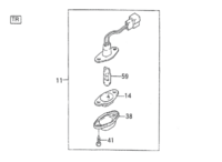 Kenteken verlichting Daihatsu / Porter - Pick-up