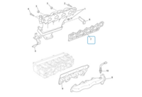 Intake manifold gasket Daihatsu / Porter 1.3i - imitation