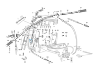 Gear shifting cable NR.2 Ape Classic 400 Diesel