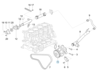 Coolant - water pump Porter Multitech 1.3 E5 - SALE