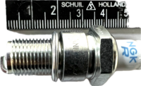 Bougie NGK Ape50 vanaf 85cc extra lange schacht / schroefdraad voor Polini
