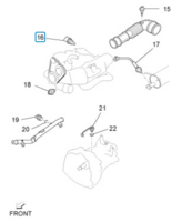 Coolant temperature sensor Porter Update 1.3i