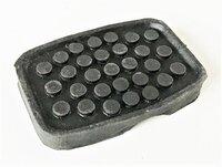 Pedal rubber cover Ape Classic + Calessino + Apecar P501-P601 + Ape50 EU4