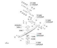 Bladveer pakket Daihatsu / Porter Pick-up Versies