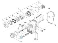 Koppelingshevel Ape Classic Diesel + Calessino 200 EU2 + EU4