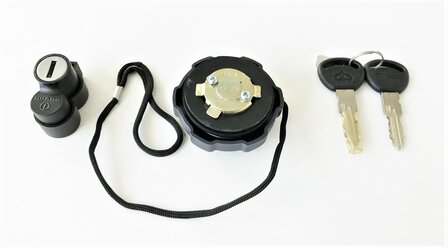 Lock set fuel cap and taigate lock Calessino 200 EU2