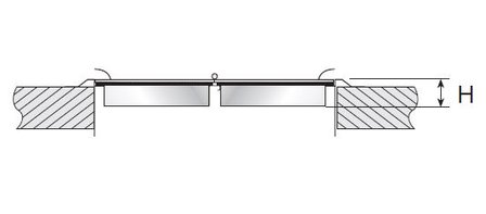 Stainless steel Ice Lid 450x450