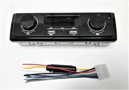 Car radio with MP3 and phone charger