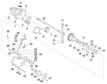 Differential gear Ape50