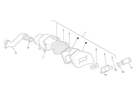 Secondary air box Ape 50