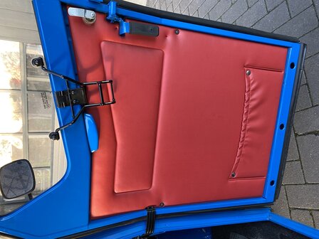 Door Upholstery Ape50 - Red - Right