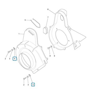 Vliegwiel Koelkap ApeTM + Vespacar P2