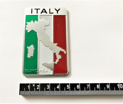 Embleem Italy rechthoek