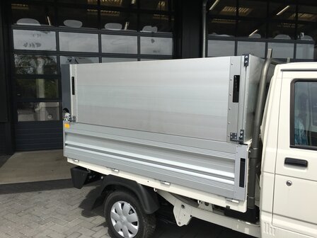 Laadbak verhogingset Piaggio Porter - Aluminium